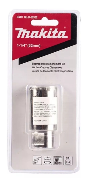 DIAMOND COR BIT 1-1/4" X 5/8"-11