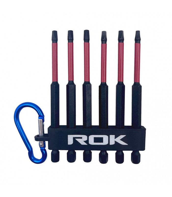 4"DRIVER BIT SET #2 6 PCS