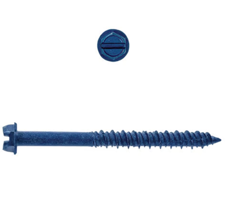 CONCRETE SCREW +BIT 1/4"X2-3/4"