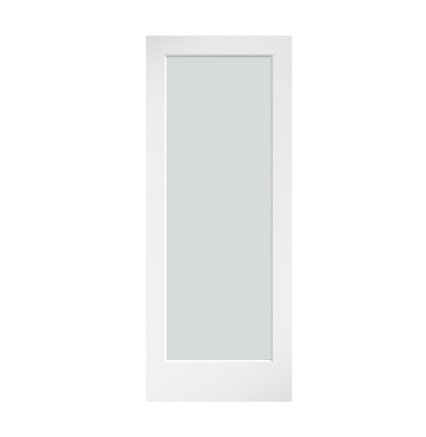 KPT 32-in x 80-in 1-Panel Laminated Glass Door