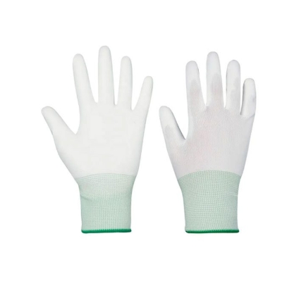 POLYURETHANE COATED GLOVES WHITE