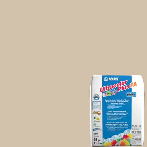MAPEI Ultracolor Plus FA Grout 5015 Bone 25 lbs