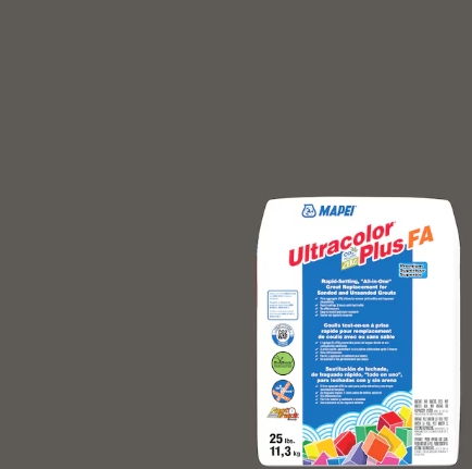 MAPEI Ultracolor Plus FA Grout 5047 Charcoal 25 lbs