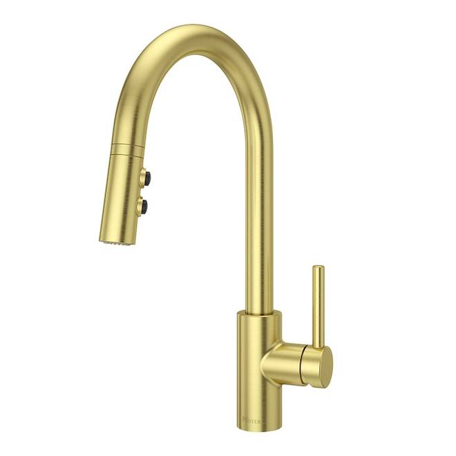 Pfister Fullerton 1-Handle Pull-Down Kitchen Faucet - Brushed Gold