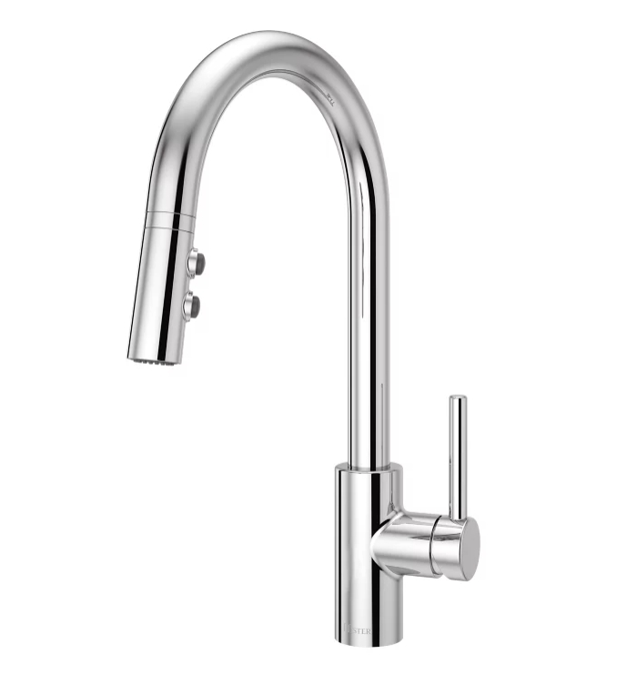 Pfister Fullerton 1-Handle Pull-Down Kitchen Faucet - Polished Chrome