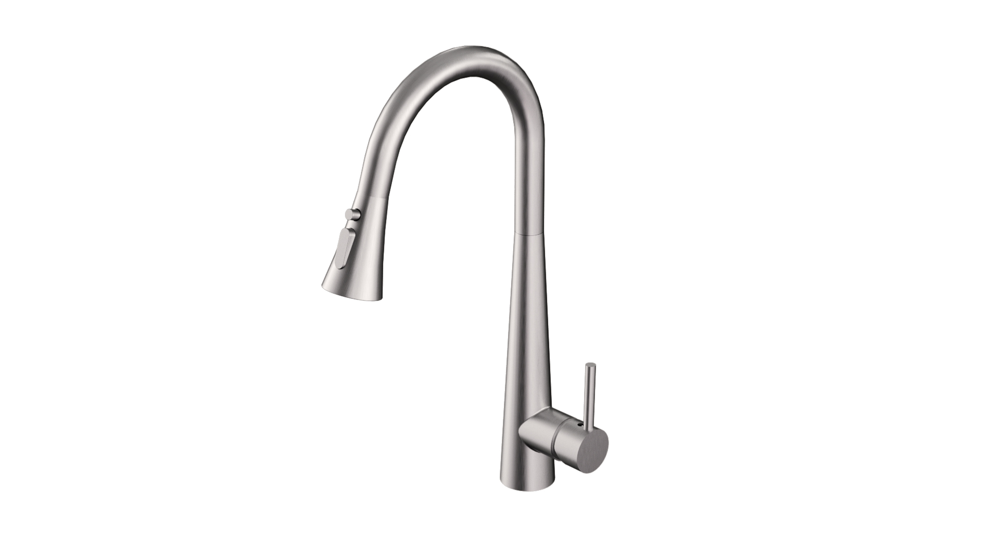KPT Single-Handle Kitchen Faucet - Brushed Nickel 