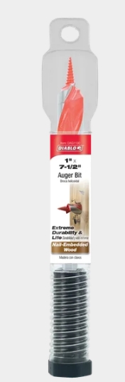 1 IN. X 7-1/2 IN. AUGER BIT