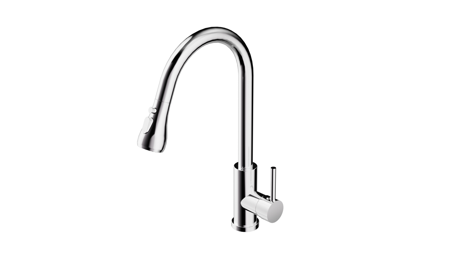 KPT Pull-Down Kitchen Faucet - Polished Chrome