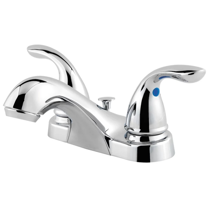 Pfister Classic 2-Handle Centerset Bathroom Faucet Polished Chrome 4" 