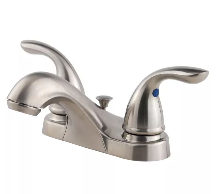 Pfister Classic 2-Handle Centerset Bathroom Faucet Brushed Nickel 4" 