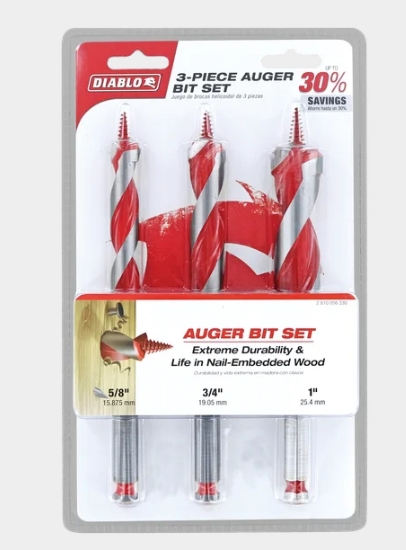 3 PC AUGER BIT SET (3-PIECE)