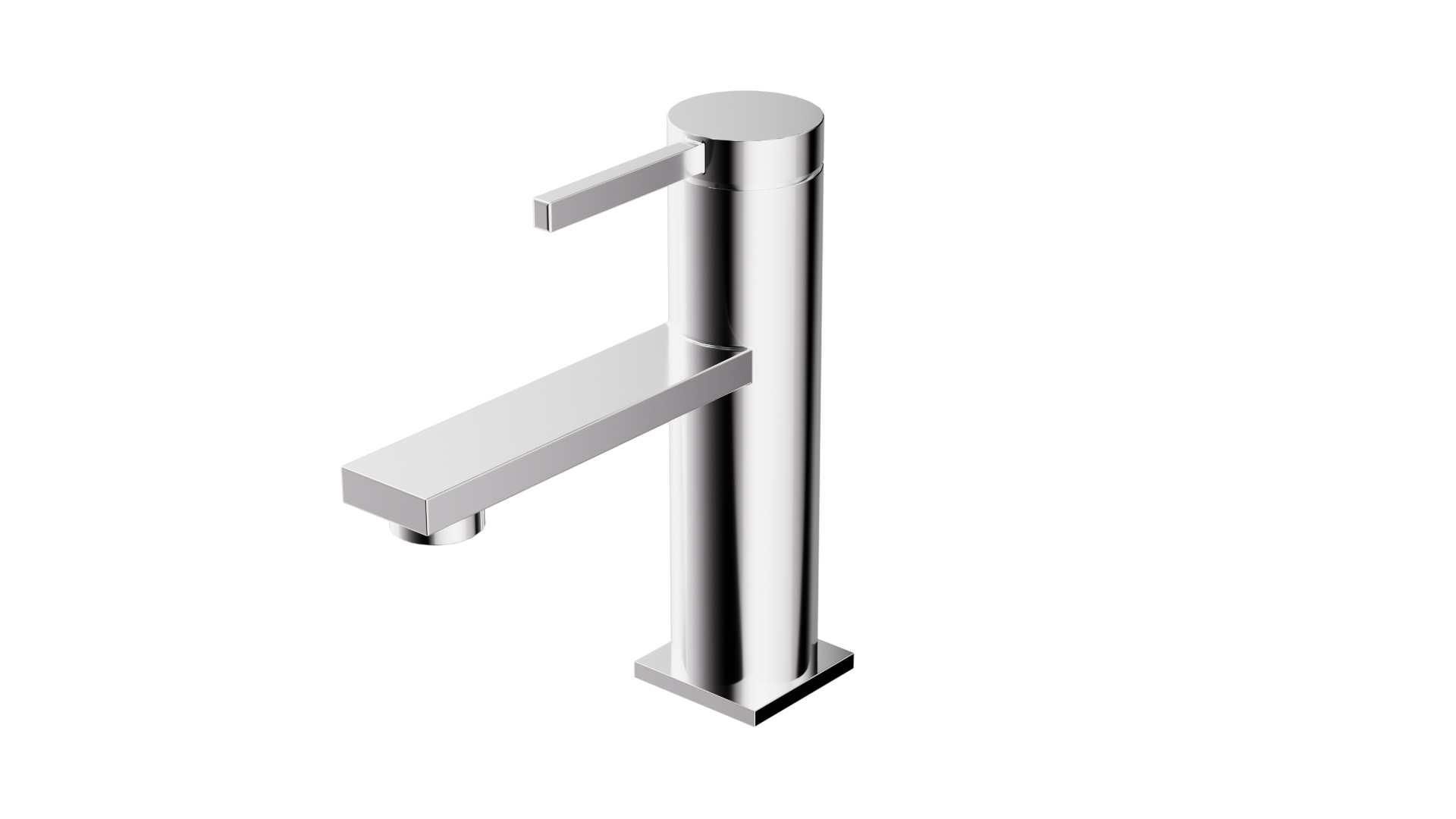 KPT One-handle Swivel Round Vanity Faucet - Polished Chrome