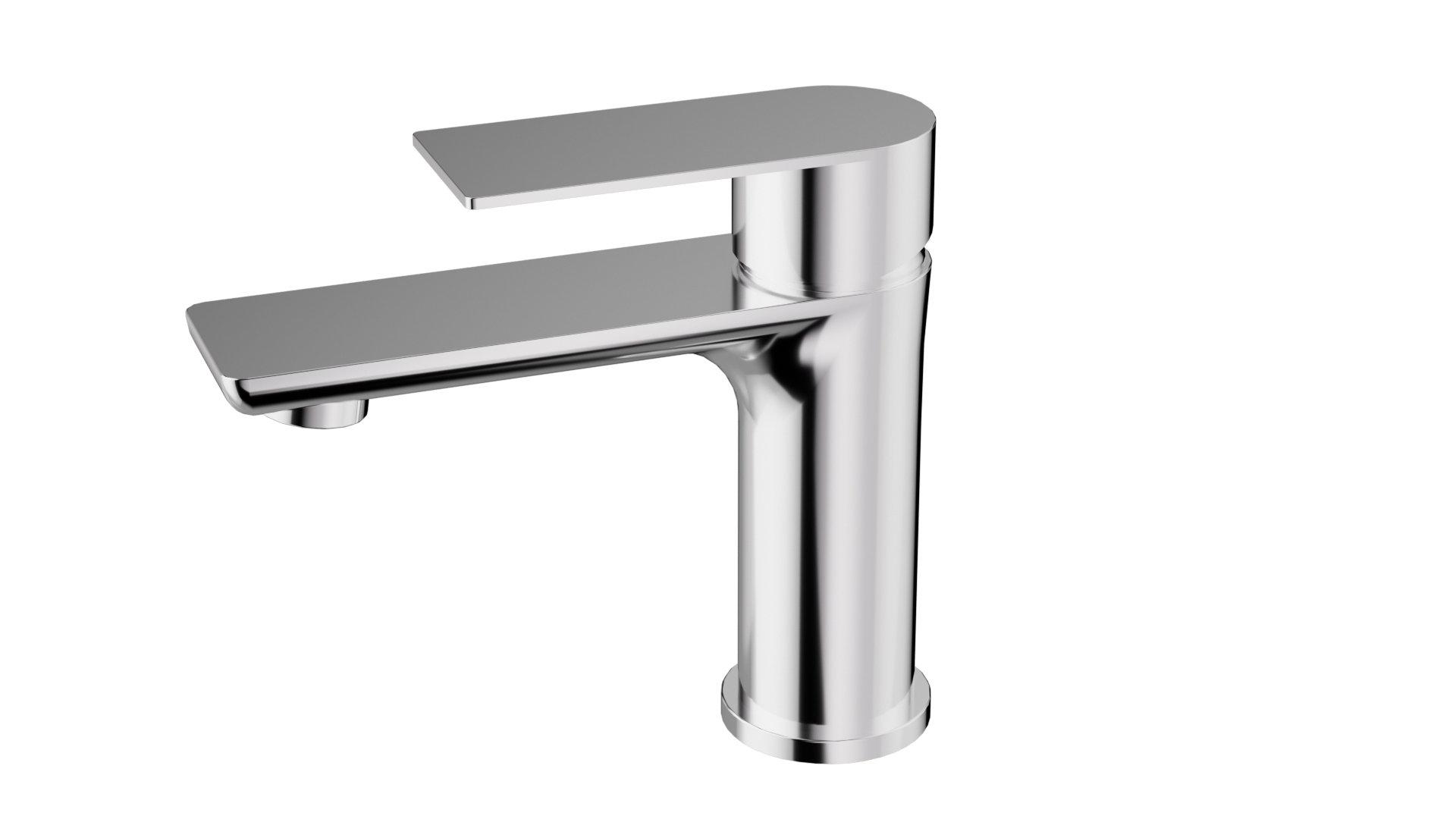 KPT Single Handle Round Vanity Faucet - Chrome