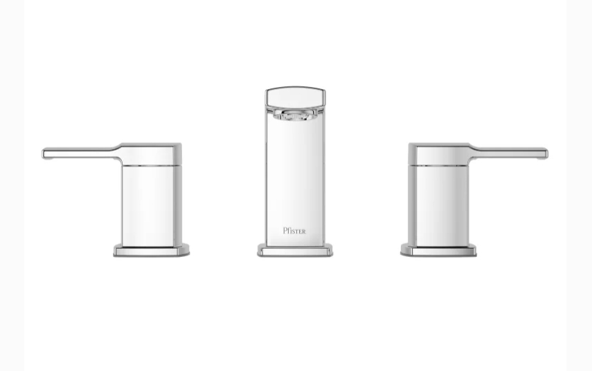 Pfister Deckard 2-Handle Widespread Vanity Faucet Polished Chrome 8"