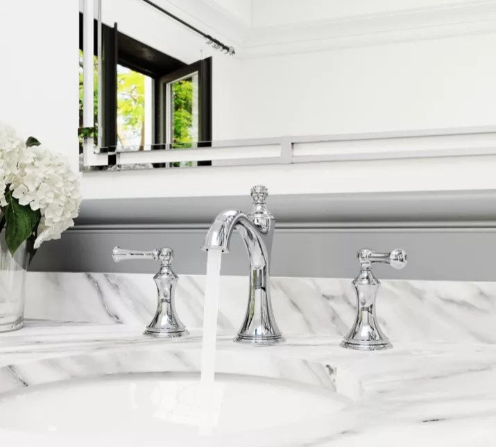 Pfister Tisbury 2-Handle Widespread Vanity Faucet Polished Chrome 8"