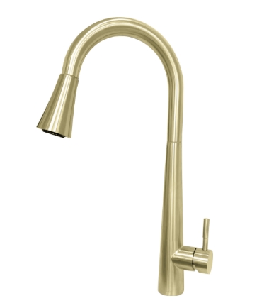 KPT Single-Handle Kitchen Faucet -&nbsp;Brushed Gold