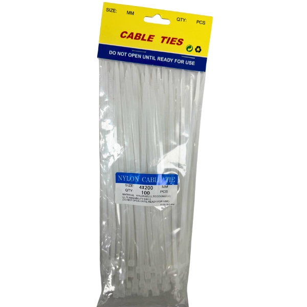 KPT Nylon Cable Ties � 8" (4 x 200 mm)