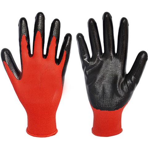 KPT Safety Gloves � Red & Black