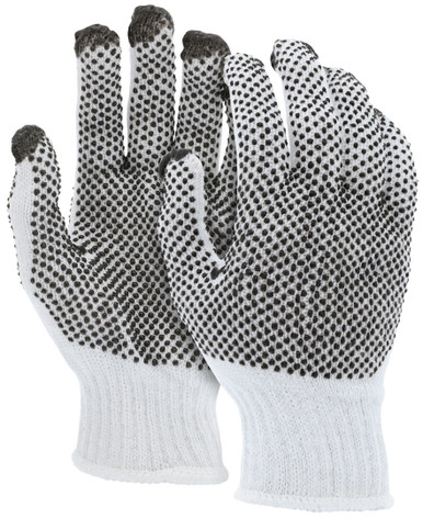 KPT Cotton Gloves � White with Black Dots