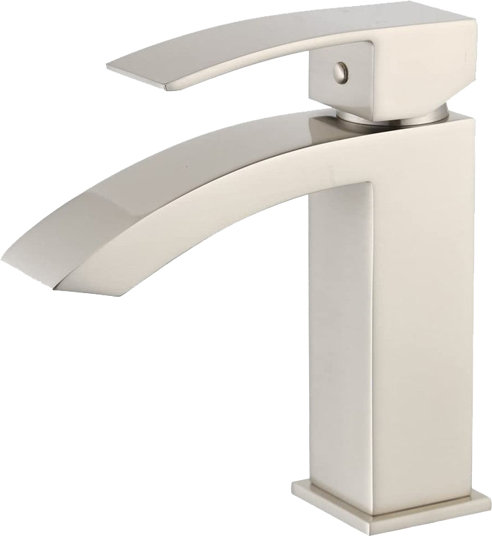 KPT Single Hole Vanity Faucet � Brushed Nickel