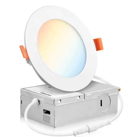 Votatec Slim Recessed Light � 4", 5CCT, Wet Rated