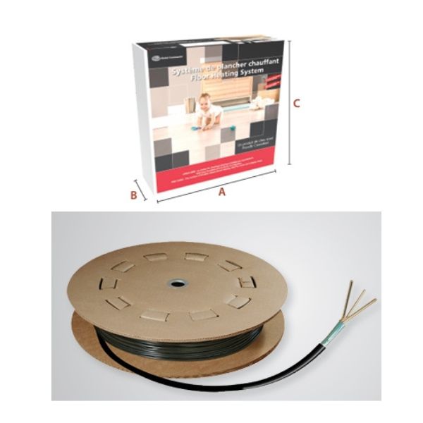 FLOOR HEATING CABLE 120V  80 FT