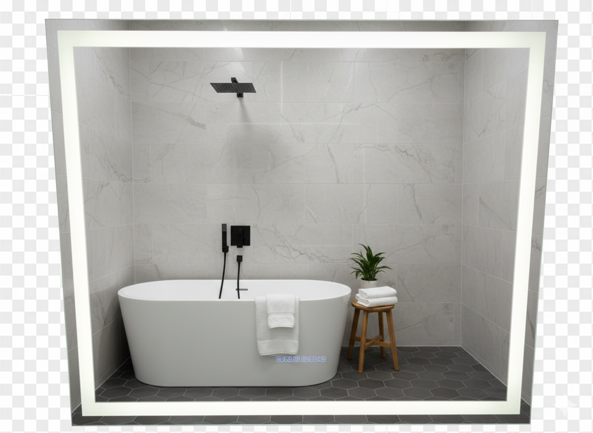 KPT Square LED Vanity Mirror � 60" x 30"