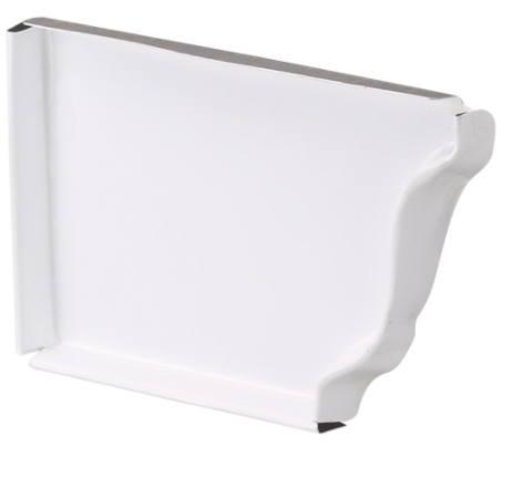 5K END CAPS LH WHITE SEMI GLOSS