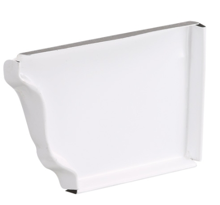 5K END CAPS RH WHITE SEMI GLOSS