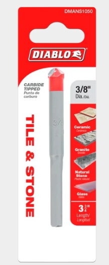 3/8 TILE&STONE CRBIDTIPD DRILBIT