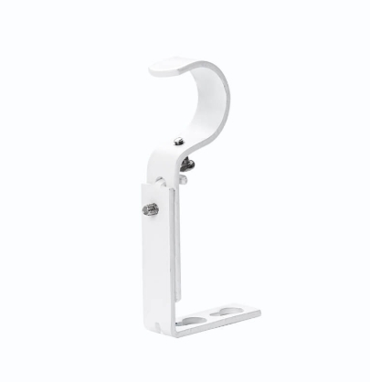 CURTAIN ROD HOOKS WHITE 12 PCS