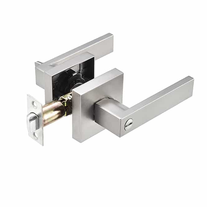 KPT HD LEVER SQ SILVER PRIVACY