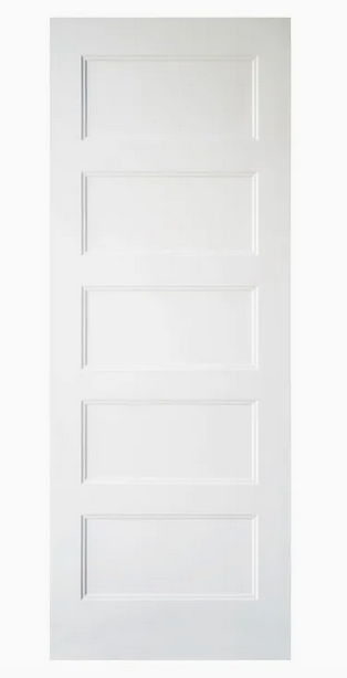 KPT 22-in x 80-in 5-Panel Hollow Core Door Slab