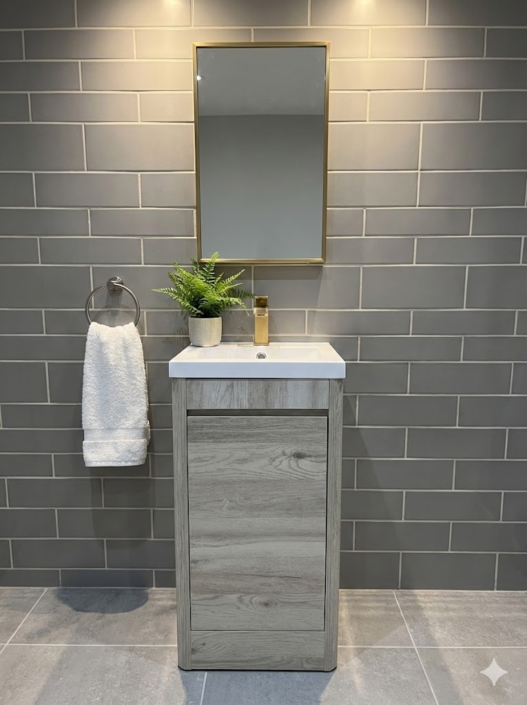 GLS115 GREY / 115 VANITY 20 X18