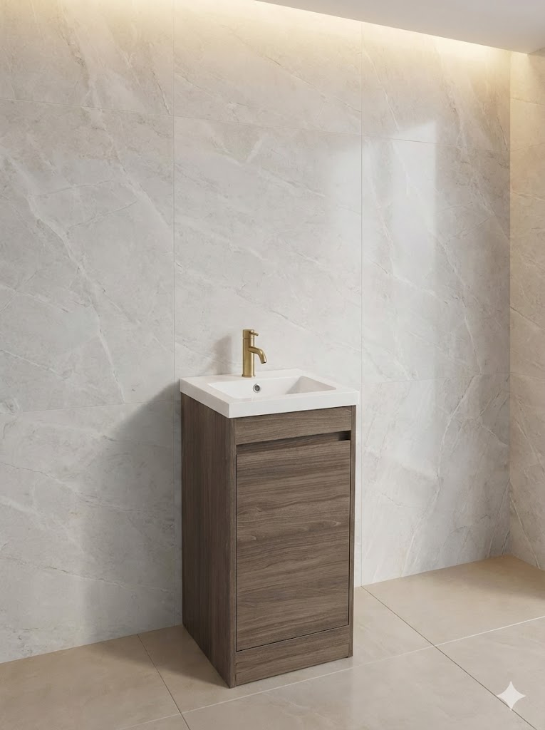 GLS113 BROWN / 115 VANITY 20 X18