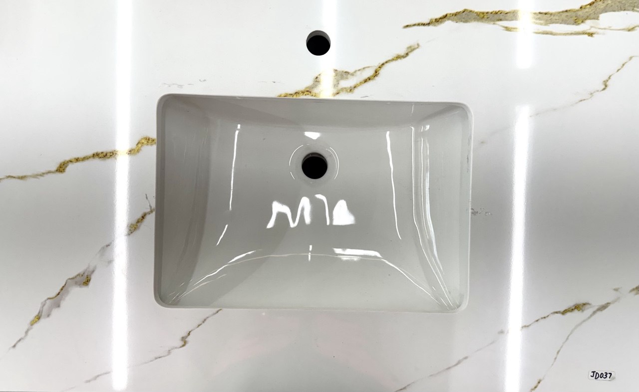 JD037 Vanity Countertop � 25", White Gold