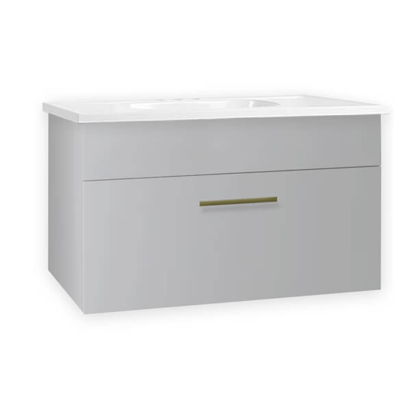 WALL HUNG VANITY GREY 24"