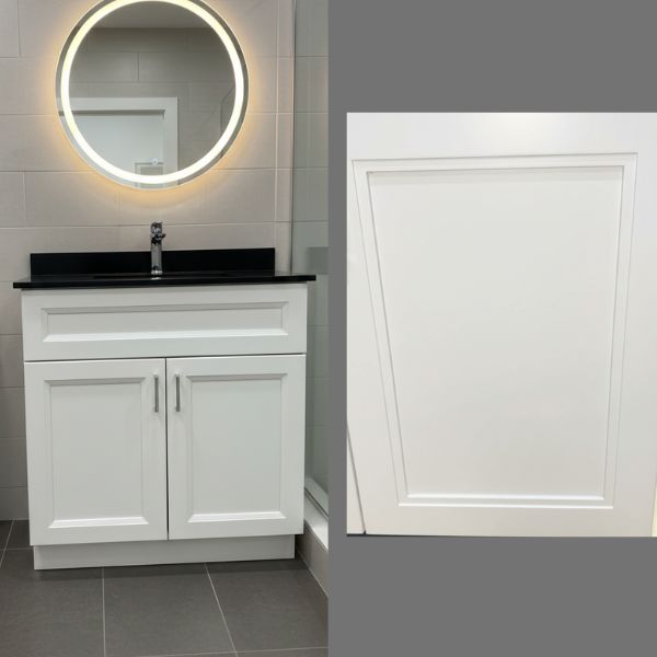 PLYWOOD WHITE VANITY C STYLE 30"