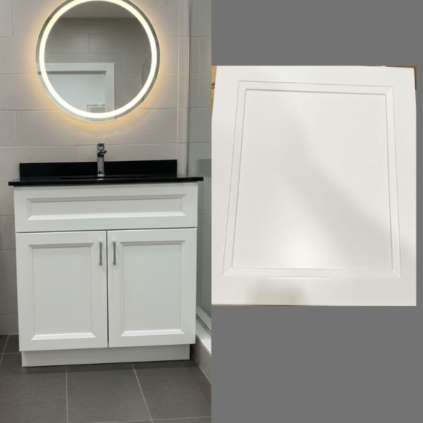 PLYWOOD WHITE VANITY B STYLE 30"