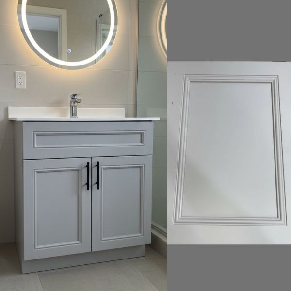 PLYWOOD GREY VANITY A STYLE 30"