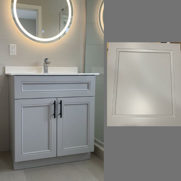 PLYWOOD GREY VANITY B STYLE 30"