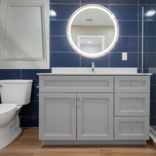 PLYWOOD GREY VANITY A STYLE 48"