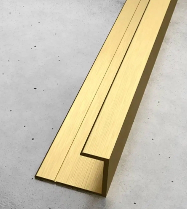 END CAP GOLD FOR PVC SHEET