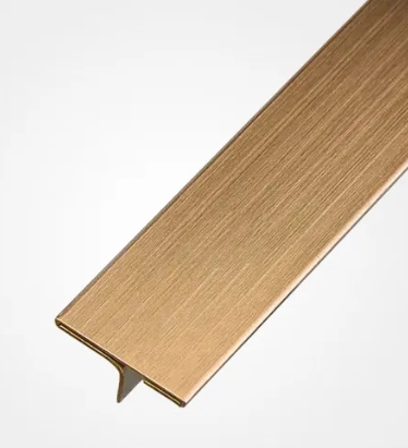 T TRIM GOLD FOR PVC SHEET