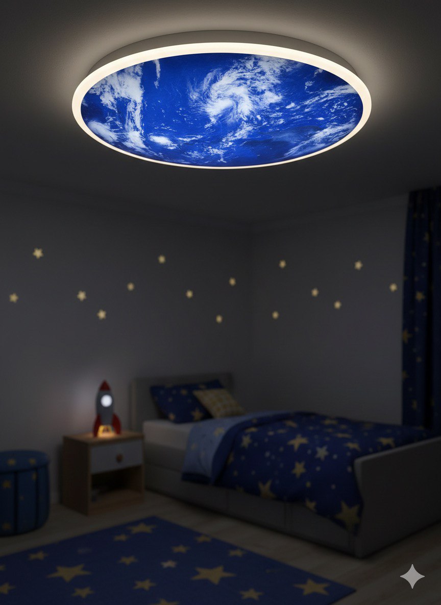 CEILING MOON LIGHT + REMOTE