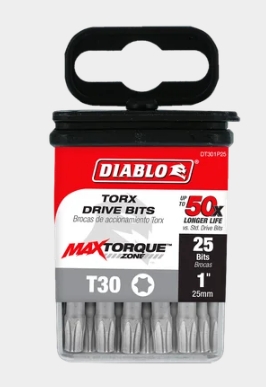 1 IN. #30 TORX DRIVE BITS