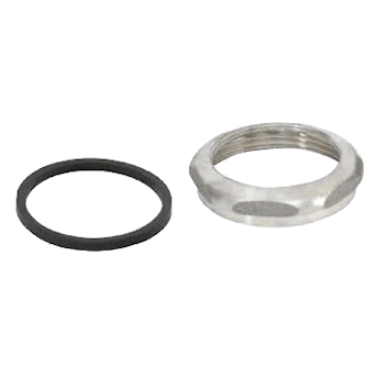 BRASS  NUT AND WASHER, 1-1/2"