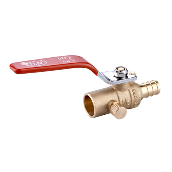 BALL VALVE WITH DRAIN 3/4 SOLDER