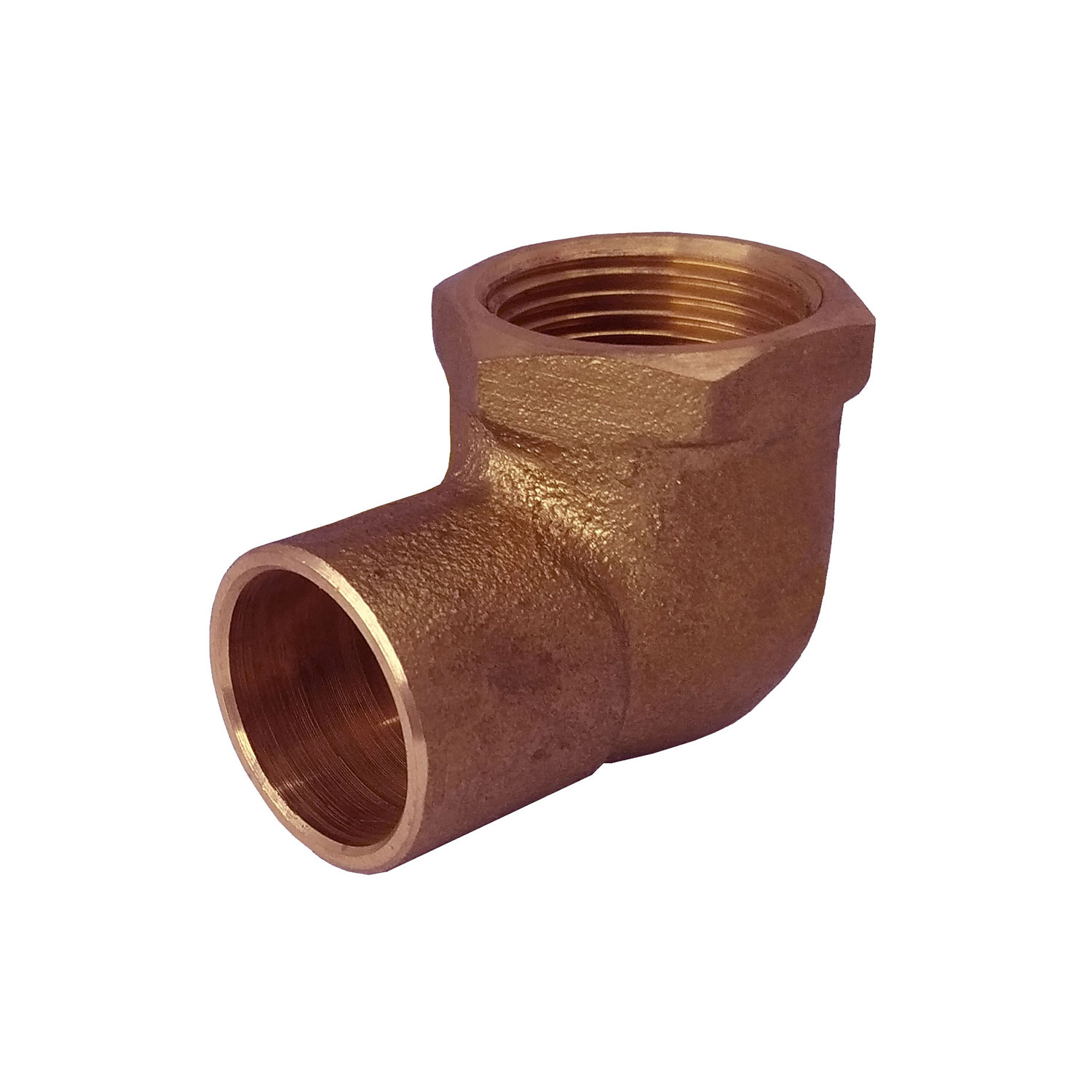 BRONZE ELBOW 1/2" FPT X 1/2" FS