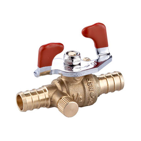 BALL VALVE 1/2" PEX T HANDLE + D